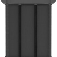 Kast met 9 vakken 103x30x107,5 cm stof grijs 5