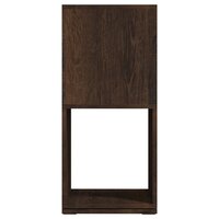 Draaikast 34,5x34,5x75,5 cm spaanplaat gerookt eiken 4