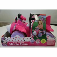 Elektrische Kinderauto Minnie Mouse Batterij Vliegtuigje 6 V 8