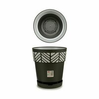 Zelfwaterende bloempot Stefanplast Orfeo Antraciet Plastic 29 x 29 x 29 cm (6 Stuks) 3