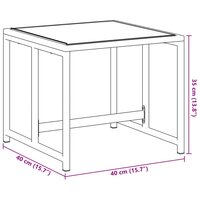 Tuinkrukken 4 st staal en textileen zwart 9