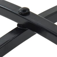 Bistrotafel moza&iuml;ek &Oslash;50x70 cm keramiek zwart en wit 9