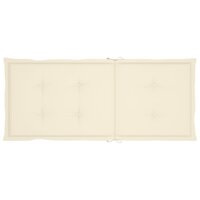 Schommelstoel met kussen bamboe 6