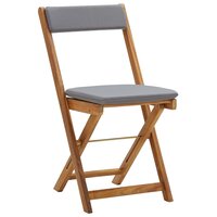 3-delige Bistroset inklapbaar met kussens massief acaciahout  5