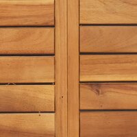 3-delige Bistroset inklapbaar met kussens massief acaciahout  9