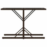 3-delige Bistroset met kussens poly rattan bruin 8