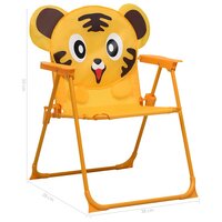 3-delige Bistroset voor kinderen met parasol geel 9