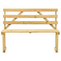 Tuinbank 120 cm ge&iuml;mpregneerd grenenhout 2