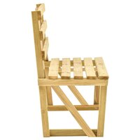 Tuinbank 120 cm ge&iuml;mpregneerd grenenhout 3