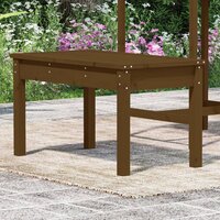 Tuinbank 80x44x45 cm massief grenenhout honingbruin 3