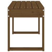 Tuinbank 80x38x45 cm massief grenenhout honingbruin 4