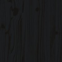 Tuinbank 80x38x45 cm massief grenenhout zwart 7