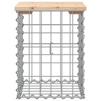 Tuinbank schanskorfontwerp 33x31x42 cm massief grenenhout 3