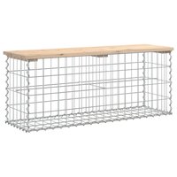 Tuinbank schanskorfontwerp 103x31,5x42 cm massief grenenhout 2