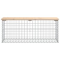 Tuinbank schanskorfontwerp 103x31,5x42 cm massief grenenhout 3