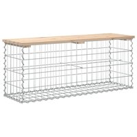 Tuinbank schanskorfontwerp 103x31,5x42 cm massief grenenhout 5
