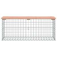 Tuinbank schanskorfontwerp 103x31,5x42 cm massief douglashout 3