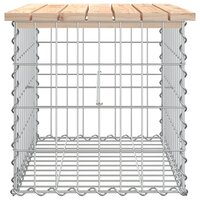 Tuinbank schanskorfontwerp 63x44x42 cm massief grenenhout 4