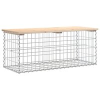 Tuinbank Schanskorfontwerp 103x44x42 cm massief grenenhout 2