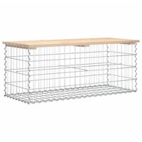 Tuinbank Schanskorfontwerp 103x44x42 cm massief grenenhout 5