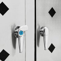 Containerberging dubbel 240 L roestvrij staal 8