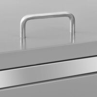 Containerberging enkel 69x77,5x112,5 cm roestvrij staal 9