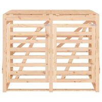 Containerberging dubbel massief grenenhout 6