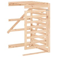 Containerberging drievoudig massief grenenhout 9