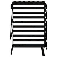 Containerberging verlengstuk massief grenenhout zwart 7