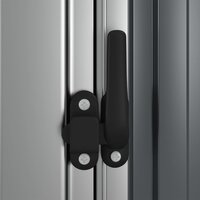 Tuinschuur 180,5x97x209,5 cm gegalvaniseerd staal grijs 7