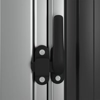 Tuinschuur 180,5x97x209,5 cm gegalvaniseerd staal antraciet 6