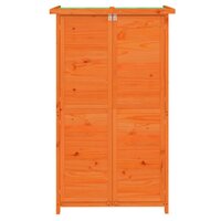 Tuinschuur 83x57x140 cm massief grenenhout bruin 4