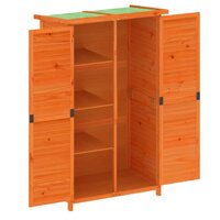 Tuinschuur 83x57x140 cm massief grenenhout bruin 5