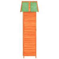 Tuinschuur 89x52,5x175 cm massief grenenhout bruin 6