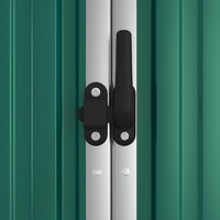 Tuinschuur 161x89x161 cm gegalvaniseerd staal groen 6