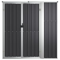 Tuinschuur 161x89x161 cm gegalvaniseerd staal antracietkleurig 3