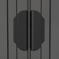 Tuinschuur 192x108x223 cm gegalvaniseerd staal lichtgrijs 7