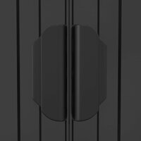 Tuinschuur 192x108x223 cm gegalvaniseerd staal antracietkleurig 7