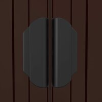 Tuinschuur 192x108x223 cm gegalvaniseerd staal donkerbruin 7