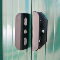 Tuinschuur metaal groen 6