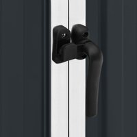 Tuinschuur 195x198x159 cm gegalvaniseerd staal antraciet 6