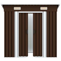 Tuinberging 194x121x181 cm staal bruin 3