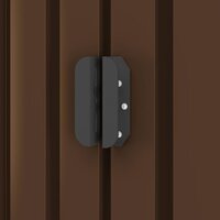 Tuinberging 194x121x181 cm staal bruin 7