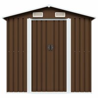 Tuinberging 204x132x186 cm staal bruin 2