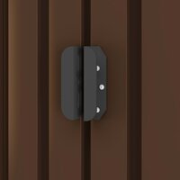 Tuinberging 204x132x186 cm staal bruin 7