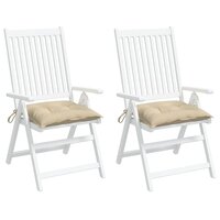 Palletkussens 2 st 50x50x7 cm oxford stof beige 4