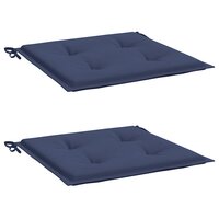 Palletkussens 2 st 40x40x3 cm oxford stof marineblauw 3