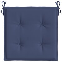 Palletkussens 2 st 40x40x3 cm oxford stof marineblauw 6