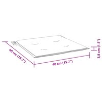 Palletkussens 2 st 40x40x3 cm oxford stof marineblauw 9