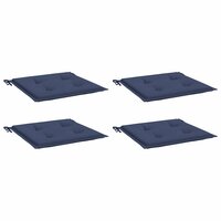 Palletkussens 4 st 40x40x3 cm oxford stof marineblauw 3